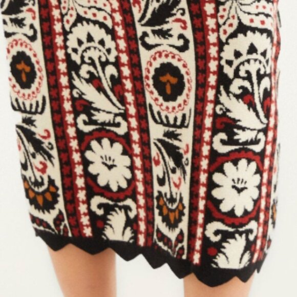 FARM Rio Stripes Winter Tapestry Knit Skirt - Picture 2 of 10